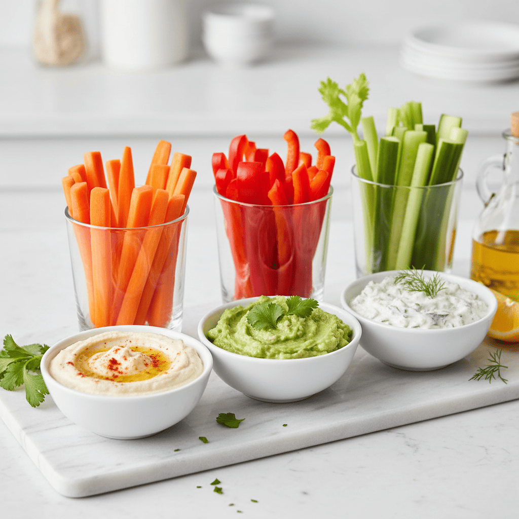 Dips og Grønnsaker