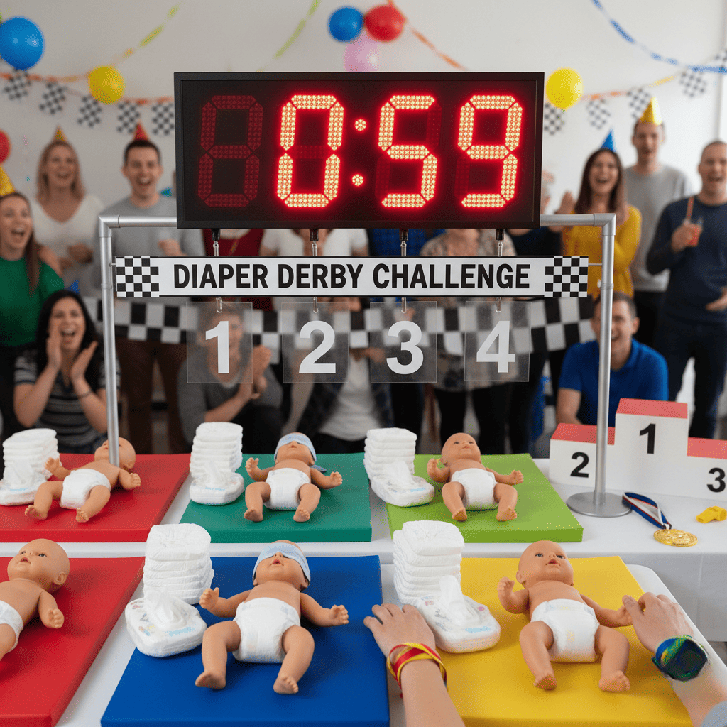 Skifte Bleie på Tid